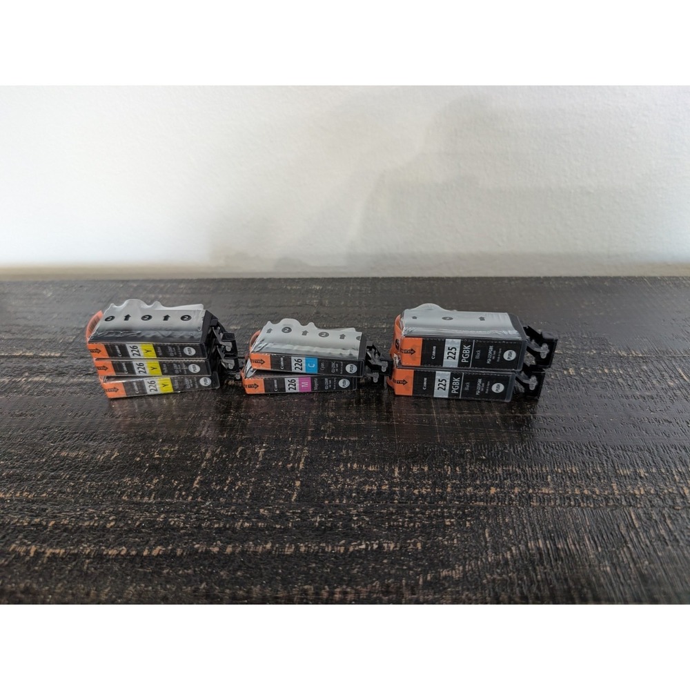 7pk Canon PGI-225 CLI-226 Black Cyan Magenta Yellow Ink Set 4530B012 NEW GENUINE